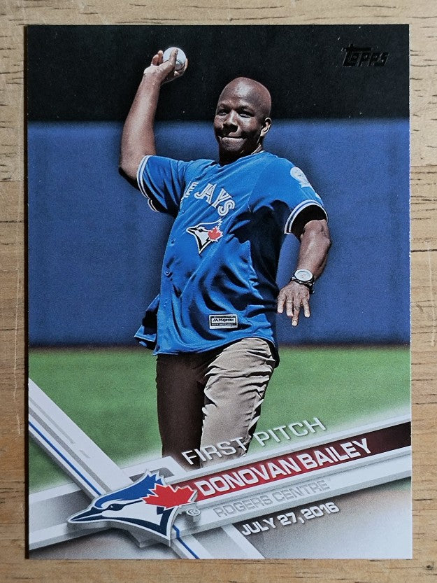 2017 Topps First Pitch #FP29 Donovan Bailey