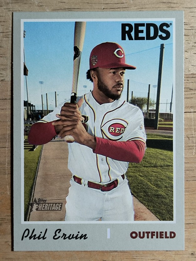 2019 Topps Heritage #511 Phil Ervin