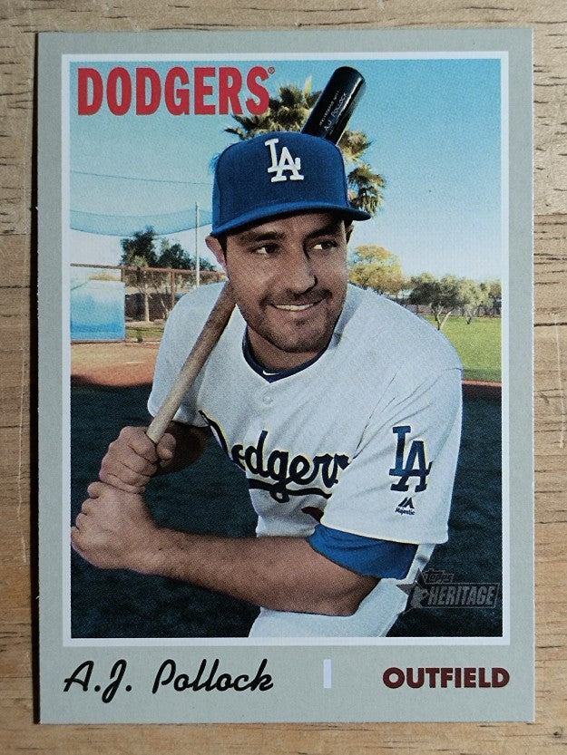 2019 Topps Heritage #522 A.J. Pollock