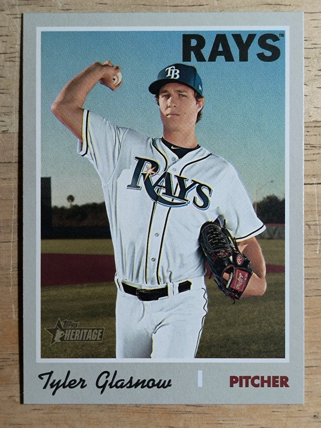 2019 Topps Heritage #538 Tyler Glasnow