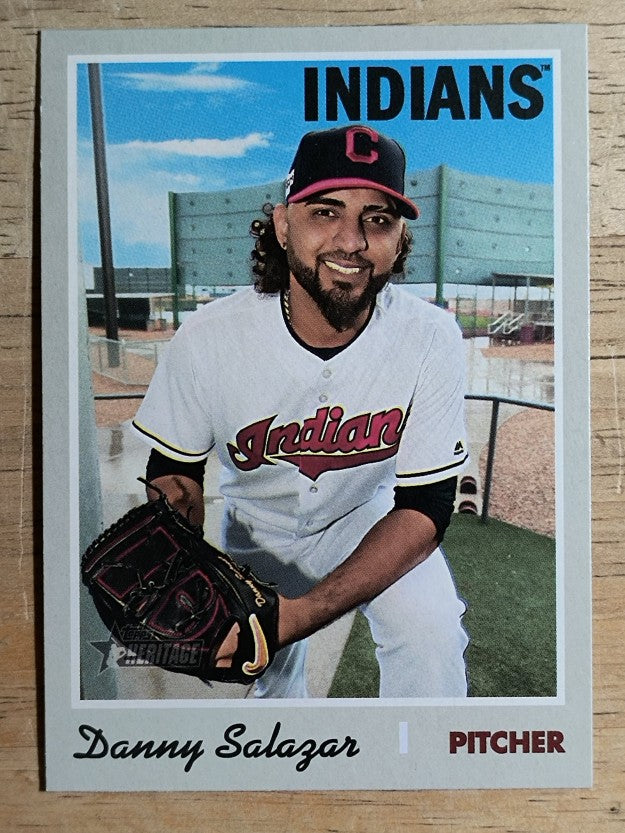 2019 Topps Heritage #563 Danny Salazar