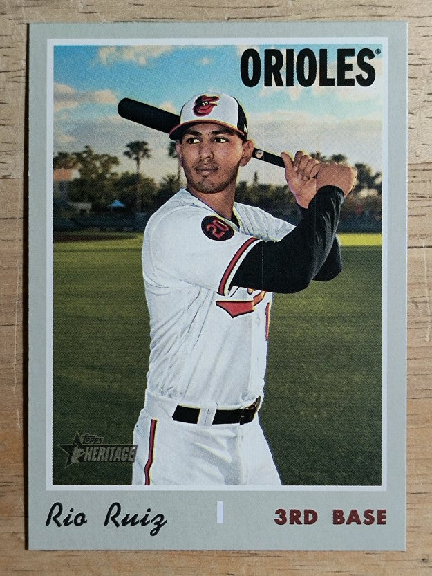 2019 Topps Heritage #623 Rio Ruiz