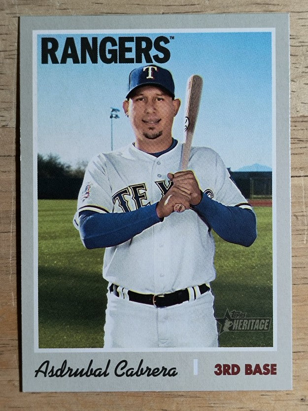 2019 Topps Heritage #634 Asdrubal Cabrera