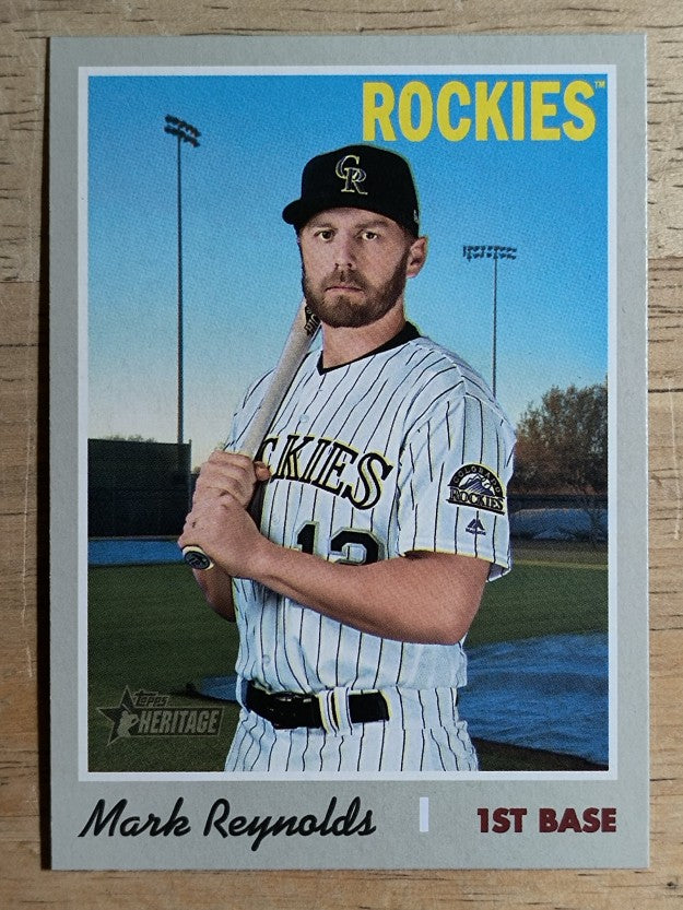 2019 Topps Heritage #648 Mark Reynolds