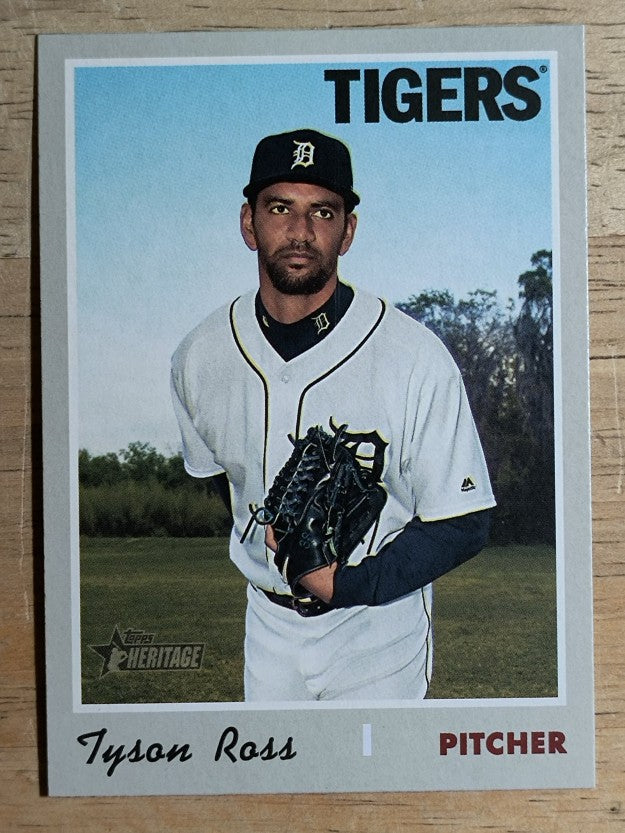 2019 Topps Heritage #658 Tyson Ross