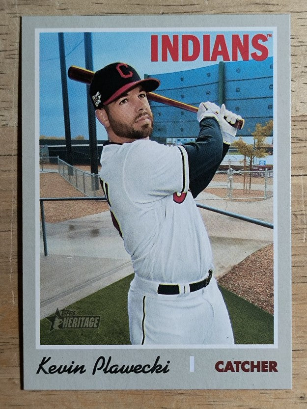 2019 Topps Heritage #670 Kevin Plawecki