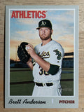 2019 Topps Heritage #677 Brett Anderson