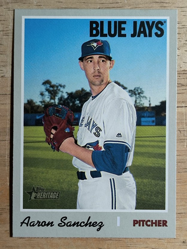 2019 Topps Heritage #679 Aaron Sanchez