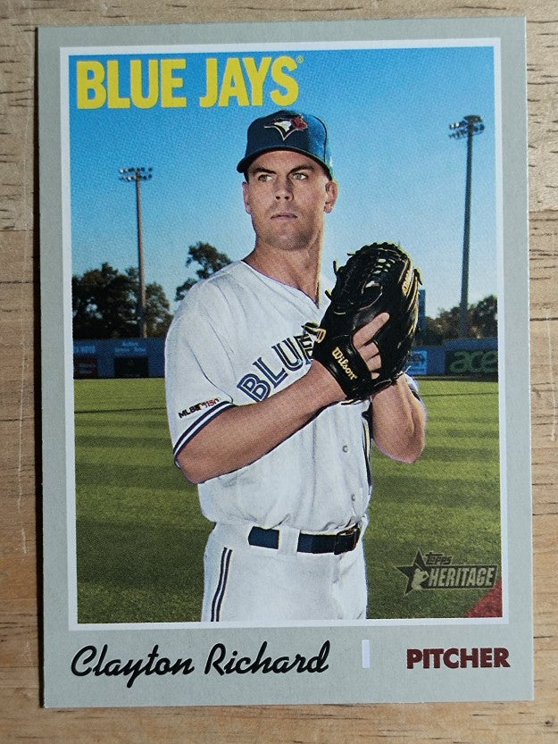 2019 Topps Heritage #680 Clayton Richard