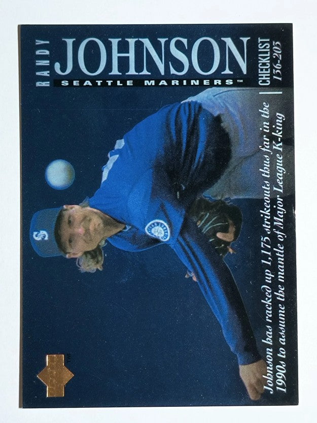 1995 Upper Deck Checklists #4B Randy Johnson