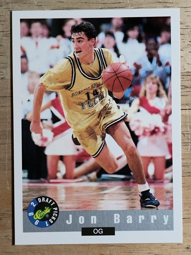 1992 Classic #25 Jon Barry