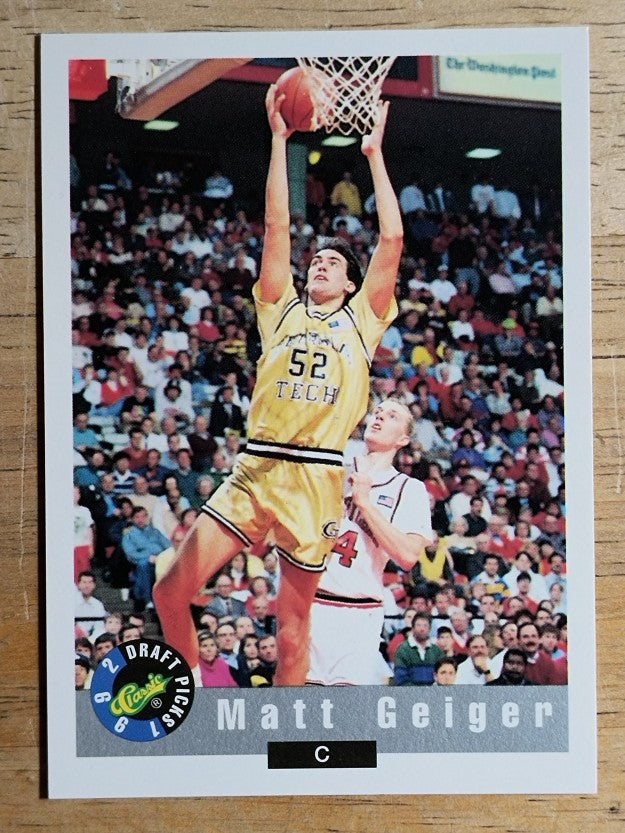 1992 Classic #30 Matt Geiger