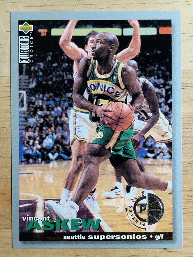 1995-96 Collector's Choice Player's Club #70 Vincent Askew