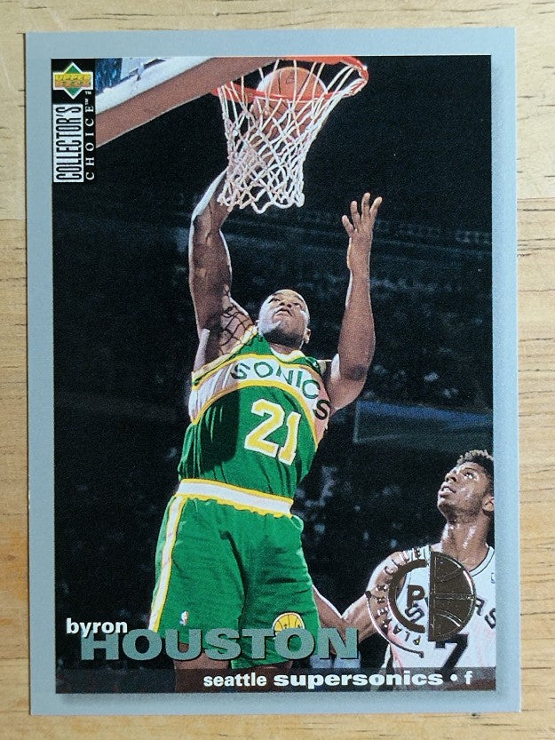 1995-96 Collector's Choice Player's Club #119 Byron Houston