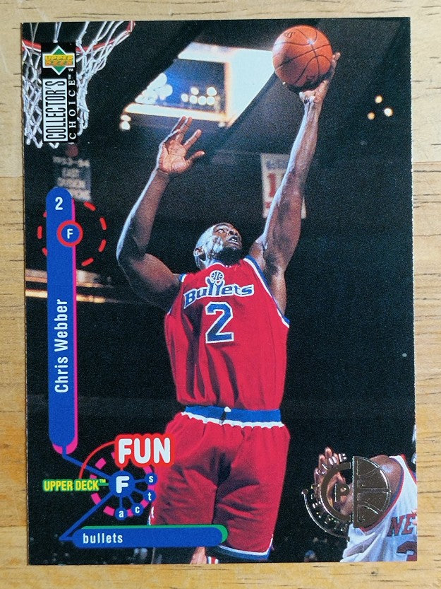 1995-96 Collector's Choice Player's Club #194 Chris Webber FF