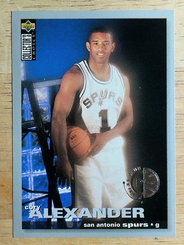1995-96 Collector's Choice Player's Club #211 Cory Alexander