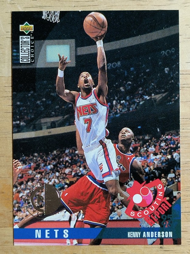 1995-96 Collector's Choice Player's Club #337 Kenny Anderson SR