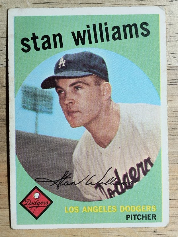 1959 Topps #53 Stan Williams RC (VGEX)