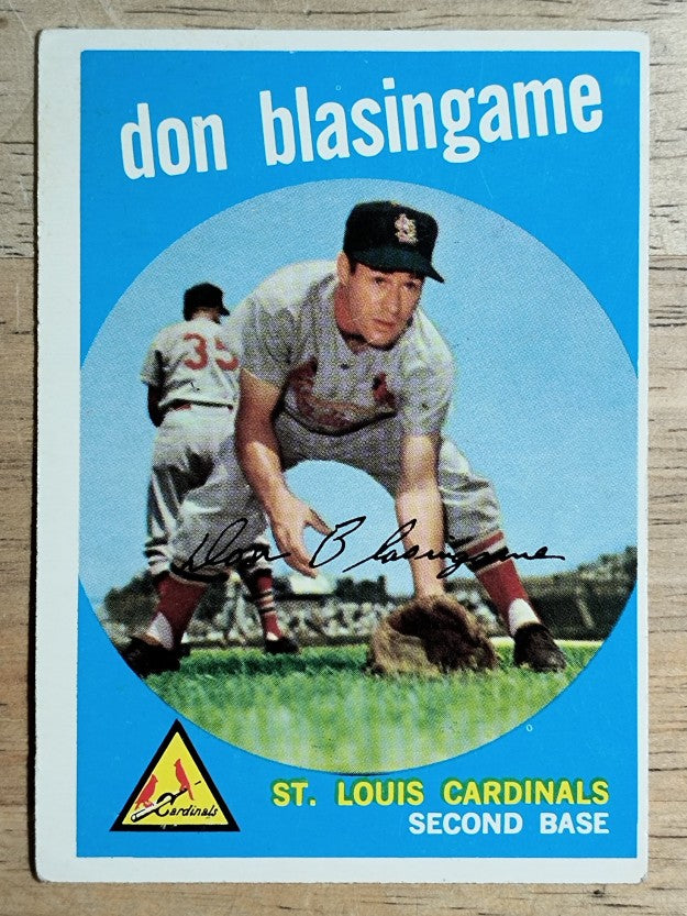 1959 Topps #491 Don Blasingame (VGEX)