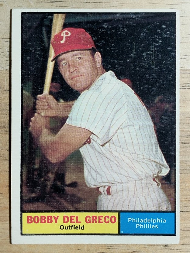 1961 Topps #154 Bobby Del Greco (VGEX)