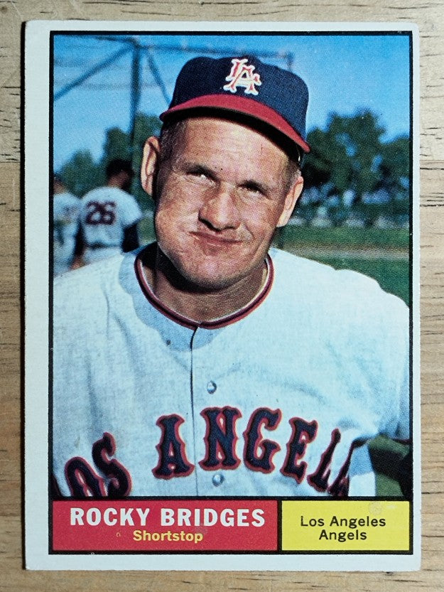 1961 Topps #508 Rocky Bridges (VGEX)