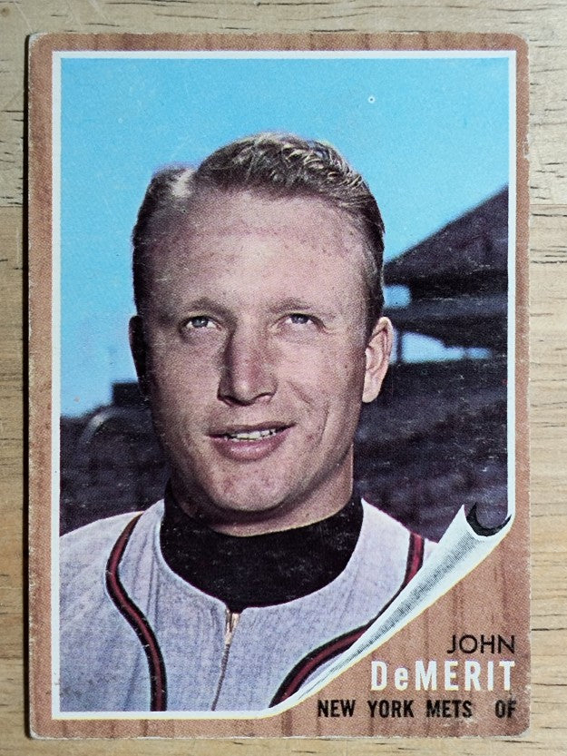 1962 Topps #4 John DeMerit (VG)
