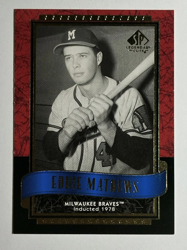 2003 SP Legendary Cuts #60 Eddie Mathews
