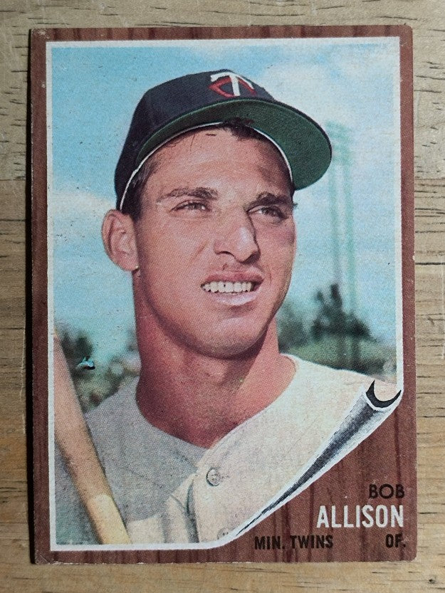 1962 Topps #180 Bob Allison (VGEX)