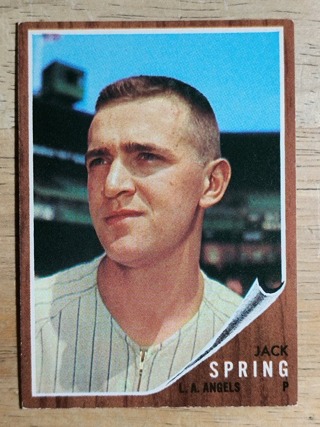 1962 Topps #257 Jack Spring RC (EX)