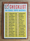 1962 Topps #367 Checklist 5 (EXMT)