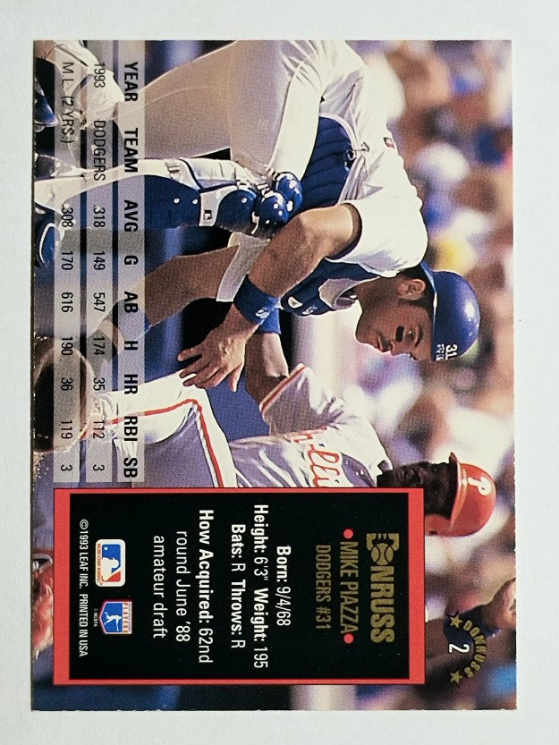 1994 Donruss #2 Mike Piazza