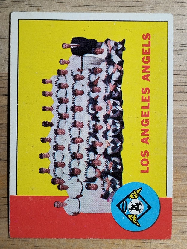 1963 Topps #39 Los Angeles Angels TC (VGEX)