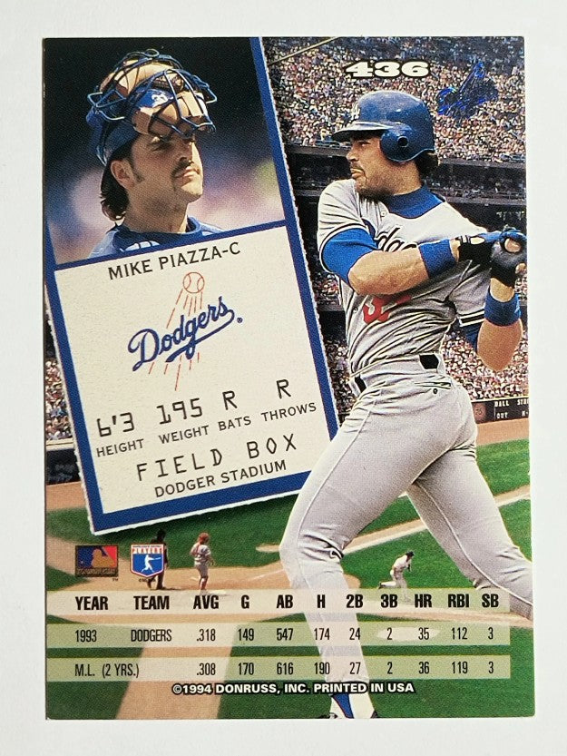 1994 Leaf #436 Mike Piazza