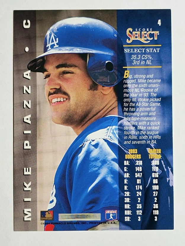 1994 Select #4 Mike Piazza