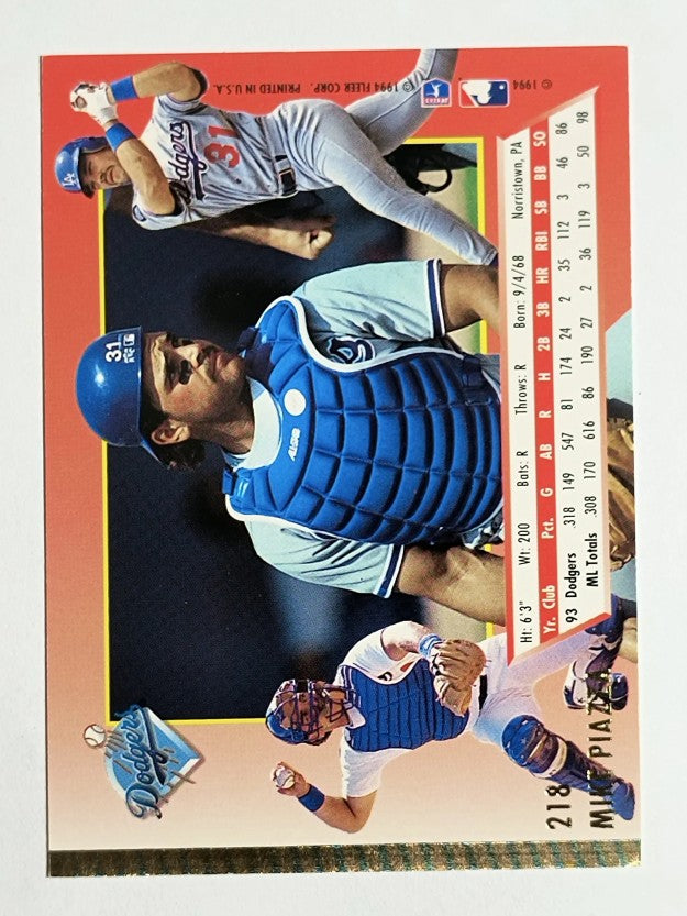 1994 Ultra #218 Mike Piazza