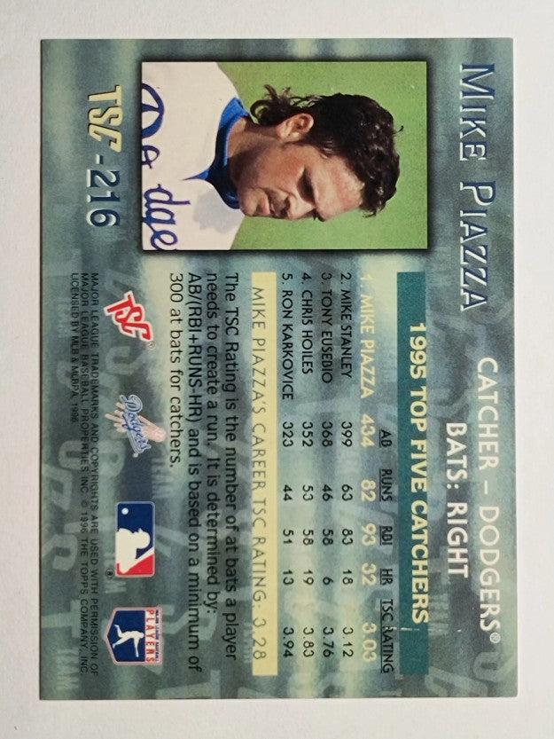 1996 Stadium Club #216 Mike Piazza TSC SP