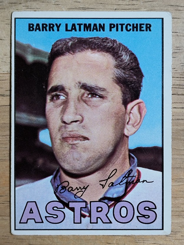 1967 Topps #28 Barry Latman (VGEX)