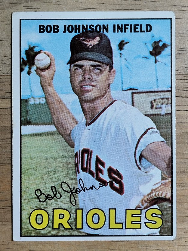 1967 Topps #38 Bob Johnson (VGEX)