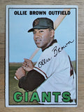 1967 Topps #83 Ollie Brown (Trimmed)