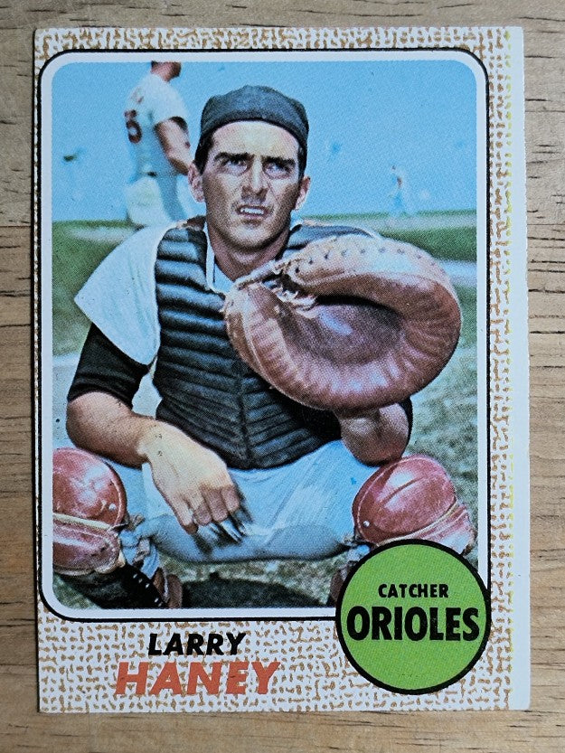 1968 Topps #42 Larry Haney (VGEX)