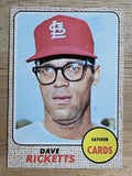 1968 Topps #46 Dave Ricketts (NM)