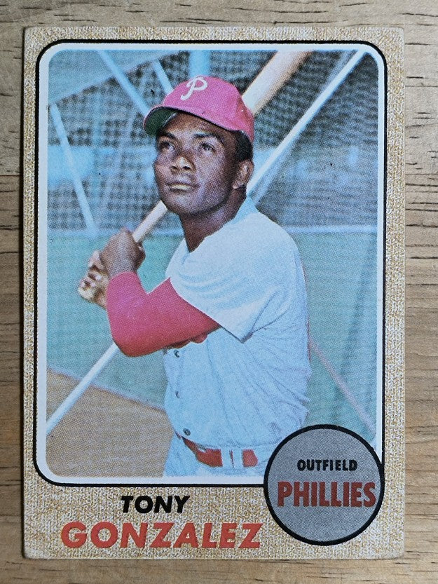 1968 Topps #245 Tony Gonzalez (VG)