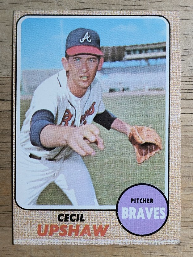 1968 Topps #286 Cecil Upshaw (VG)