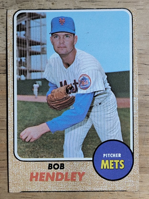 1968 Topps #345 Bob Hendley (VGEX)