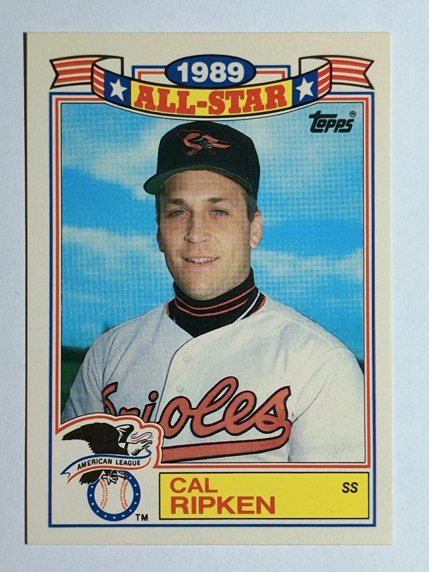 1990 Topps Glossy All-Stars #16 Cal Ripken