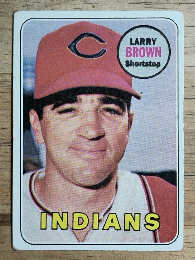 1969 Topps #503 Larry Brown (VG)