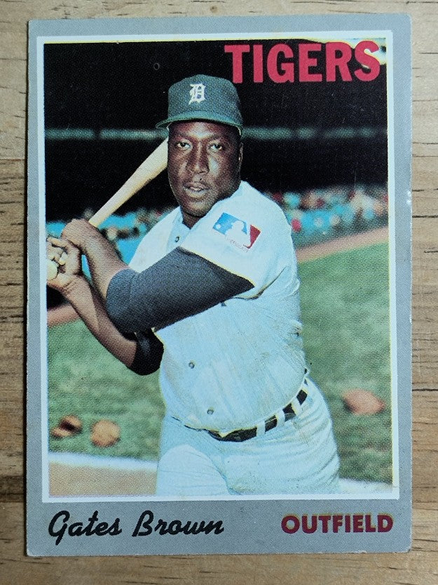 1970 Topps #98 Gates Brown (VGEX)