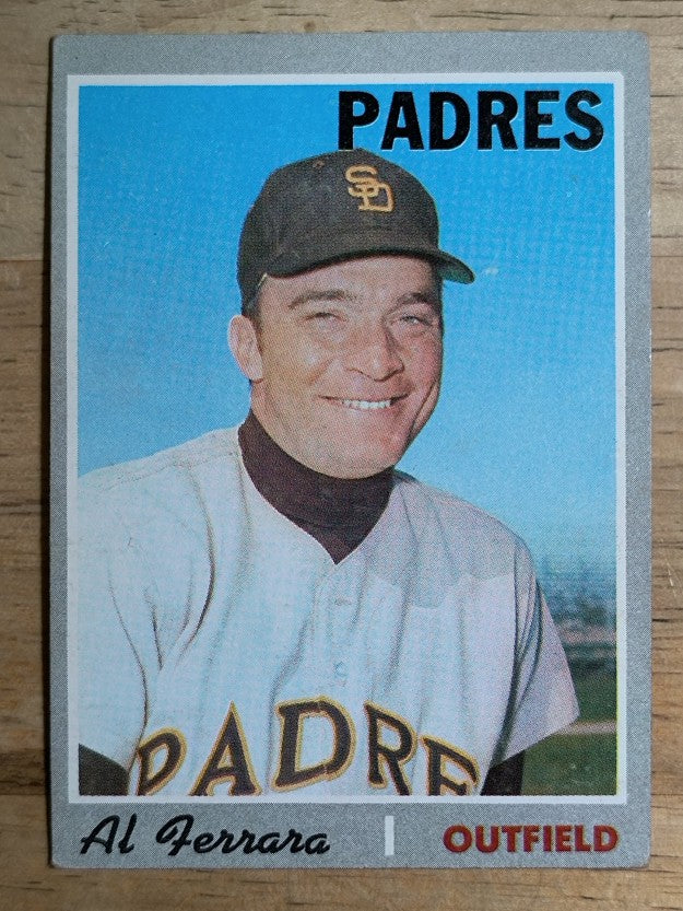 1970 Topps #345 Al Ferrara (EX)