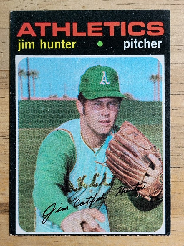 1971 Topps #45 Jim Hunter (VGEX)