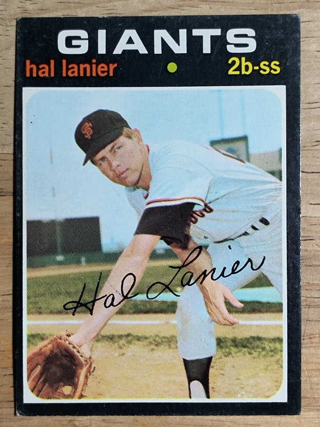 1971 Topps #181 Hal Lanier (VGEX)